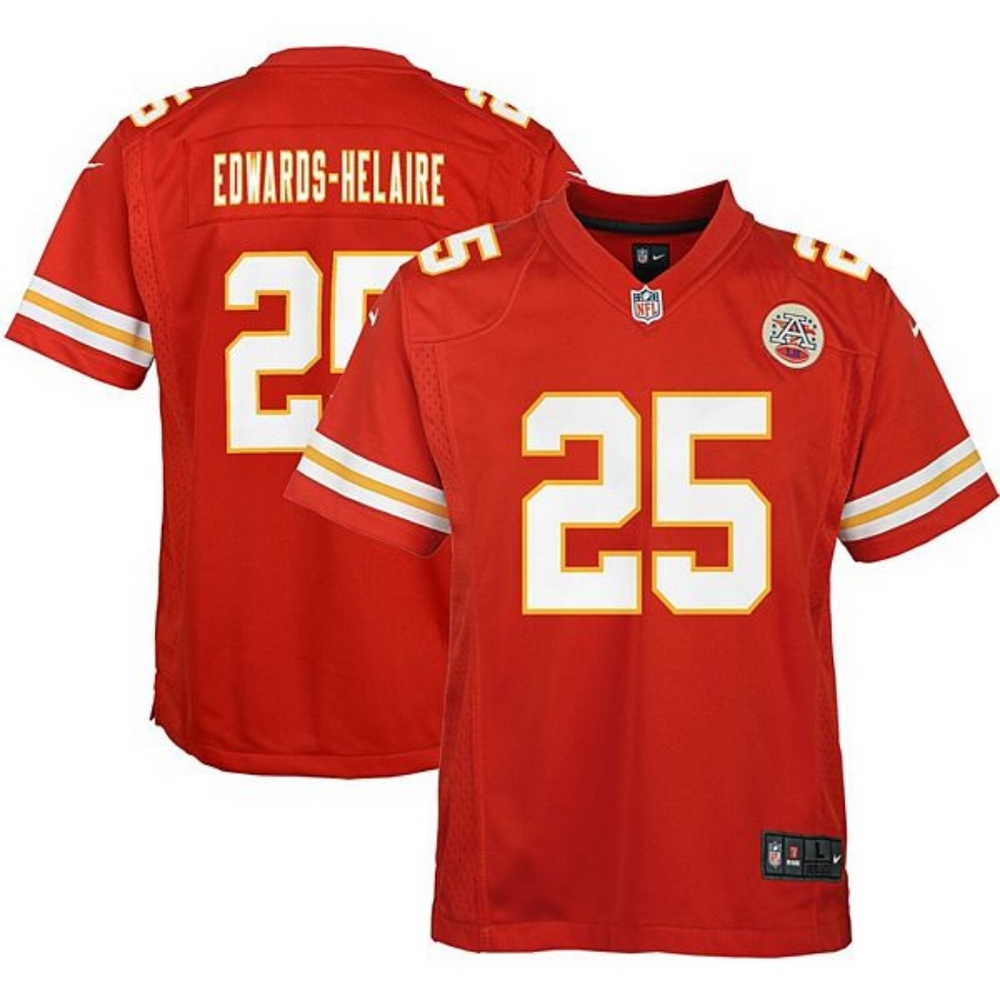 KC Chiefs Clyde Edwards-Helaire authentic jersey